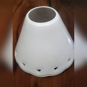 PartyLite Basics Decorative Shade with Heart Detail